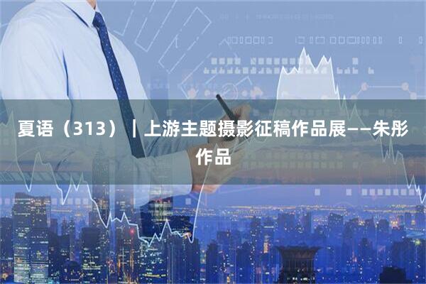 夏语（313）｜上游主题摄影征稿作品展——朱彤作品